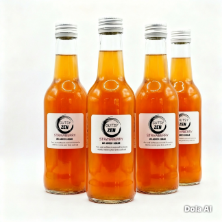 Gutsy Zen Strawberry Kombucha
