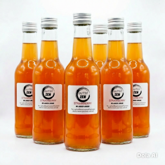 Gutsy Zen Strawberry Kombucha